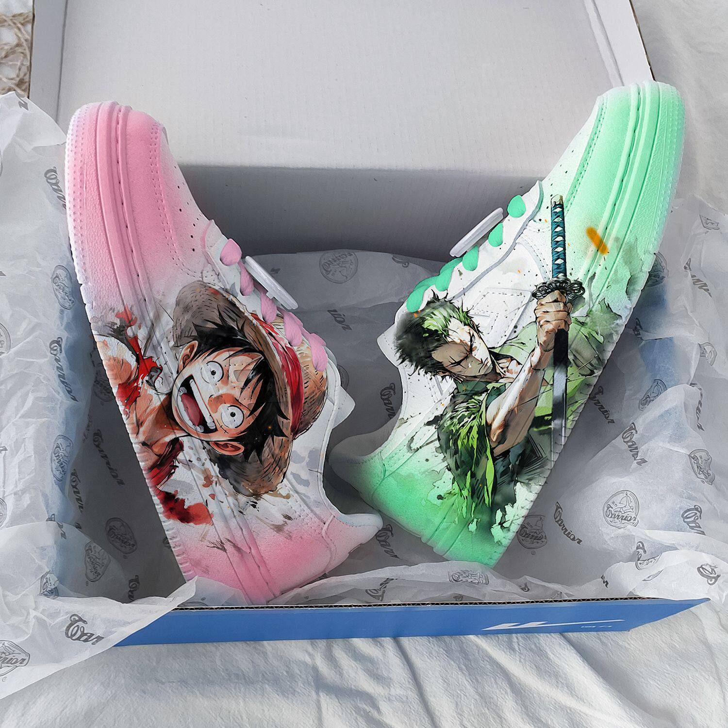 One Piece Zoro & Luffy Sneakers