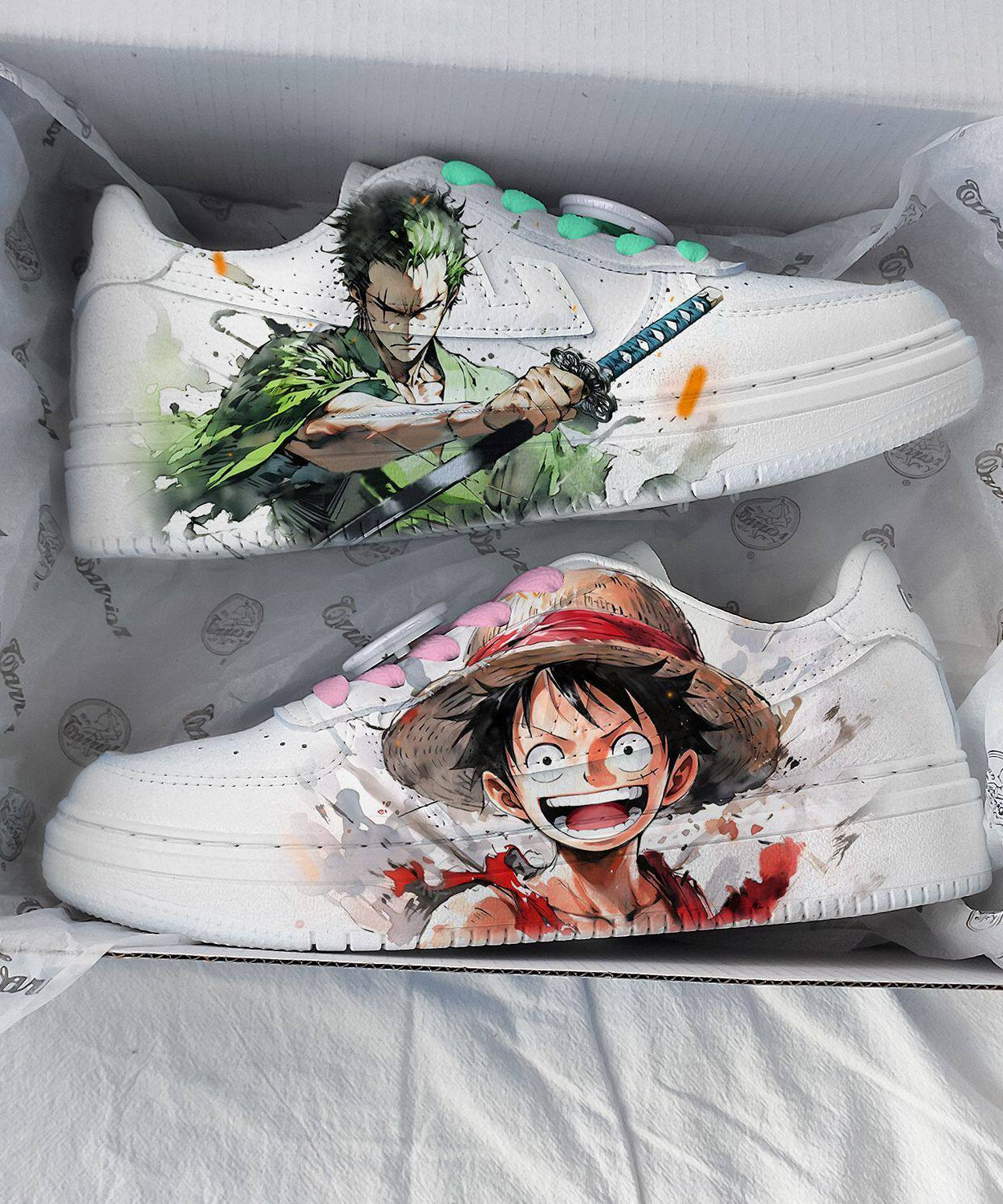One Piece Zoro & Luffy Sneakers