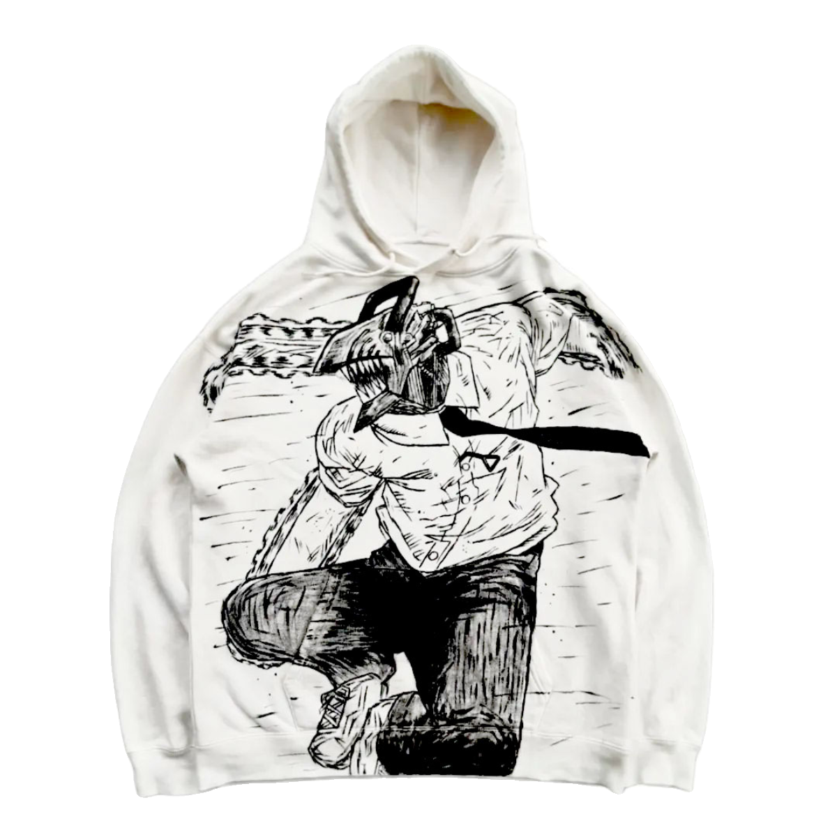 Chainsaw Man  Spray Painting Hoodie Pre-Order