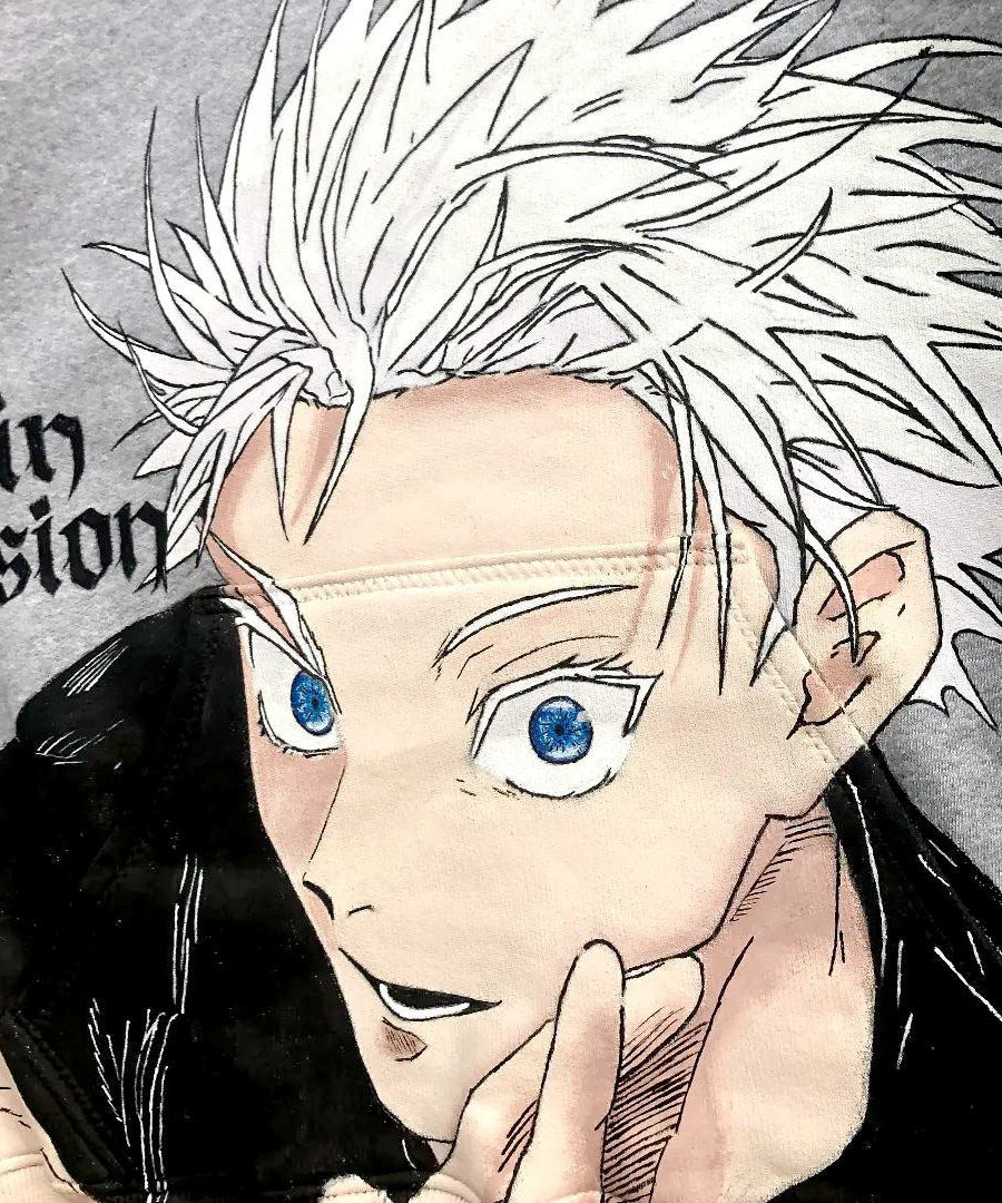 Gojo Satoru Spray Painting Hoodie Pre-Order