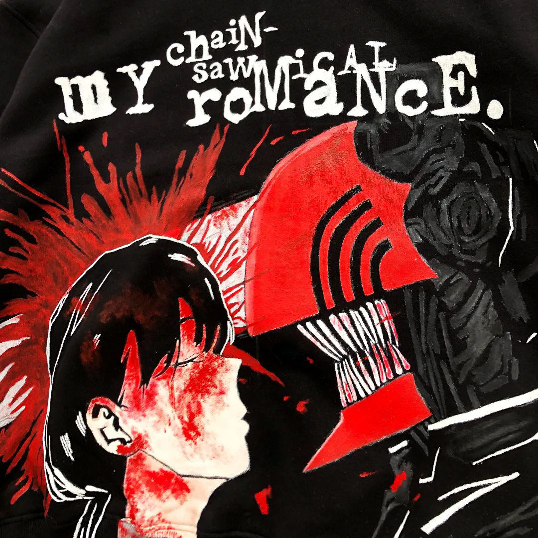 ChainsawMan Makima Spray Painting Hoodie Pre-Order