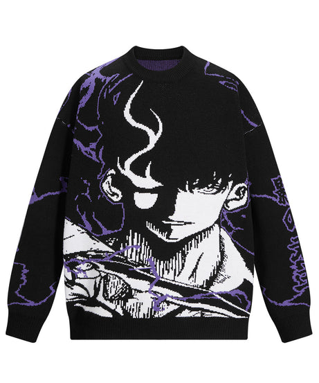 Solo Leveling Song Jin Wu Oversized Sweater