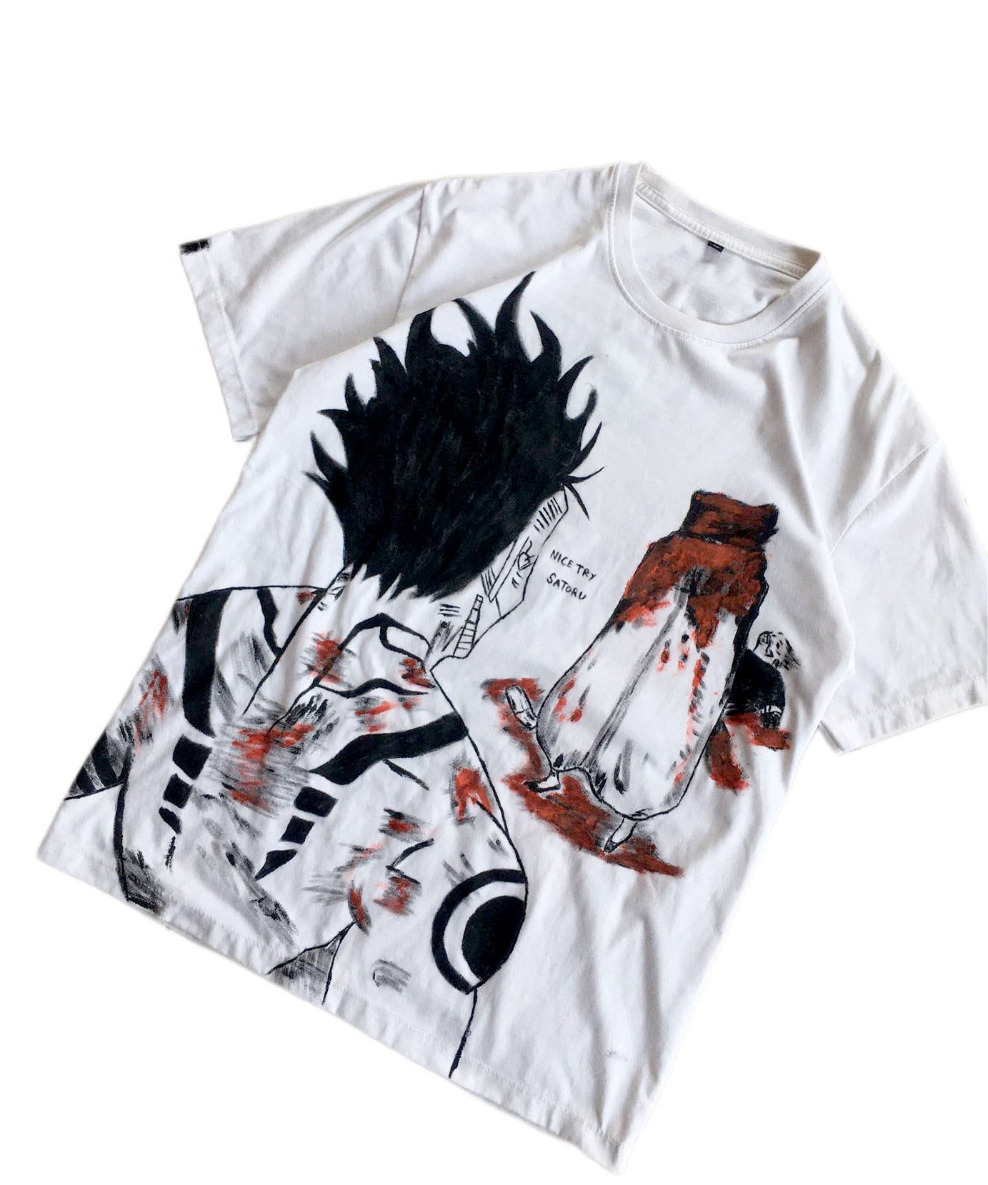 Sukuna X Gojo Spray Painting T-Shirt Pre-Order