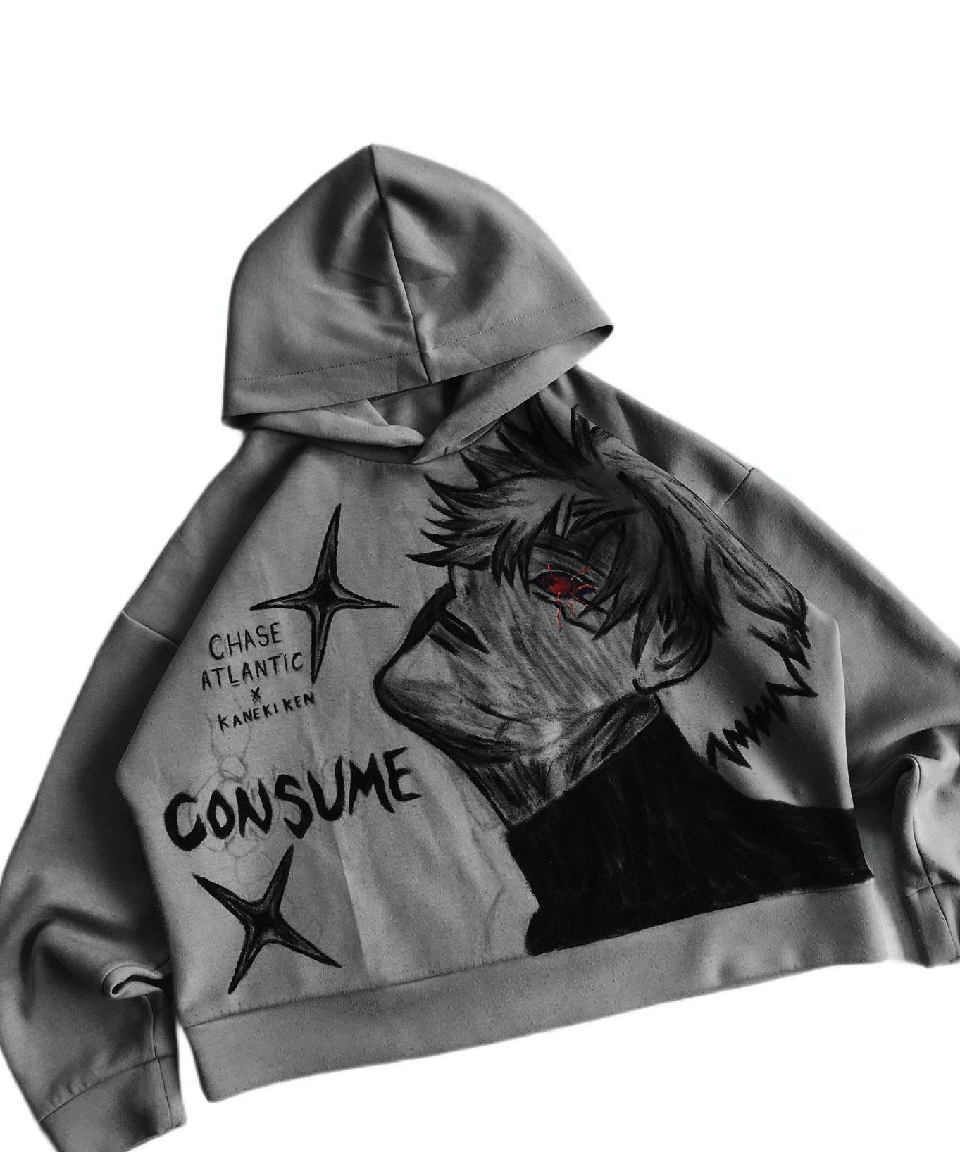 Tokyo Ghoul Ken Kaneki Spray Painting Hoodie Pre-Order