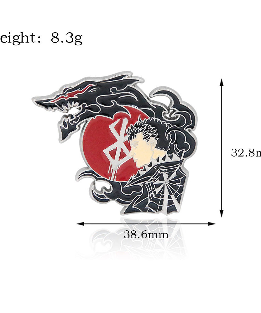 Berserk jewelry - anime-inspired accessory angle view