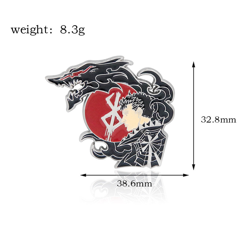 Berserk jewelry - anime-inspired accessory angle view