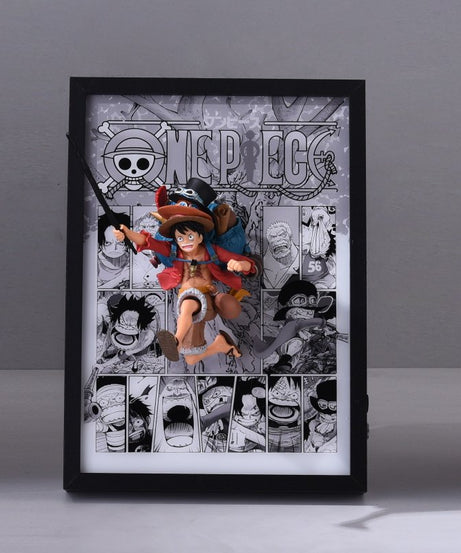 One Piece Luffy, Ace And Sabo Brotherhood 3D Light Wall Art