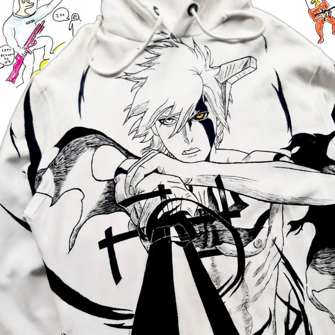 Ichigo Kurosaki Spray Painting Hoodie Pre-Order