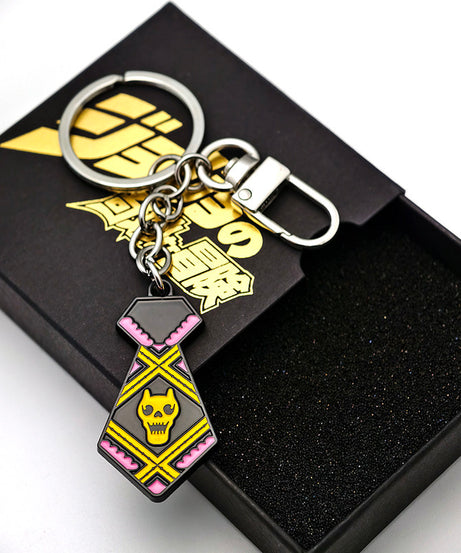 JoJo's Bizarre Adventure keychain - anime collectible accessory angle view