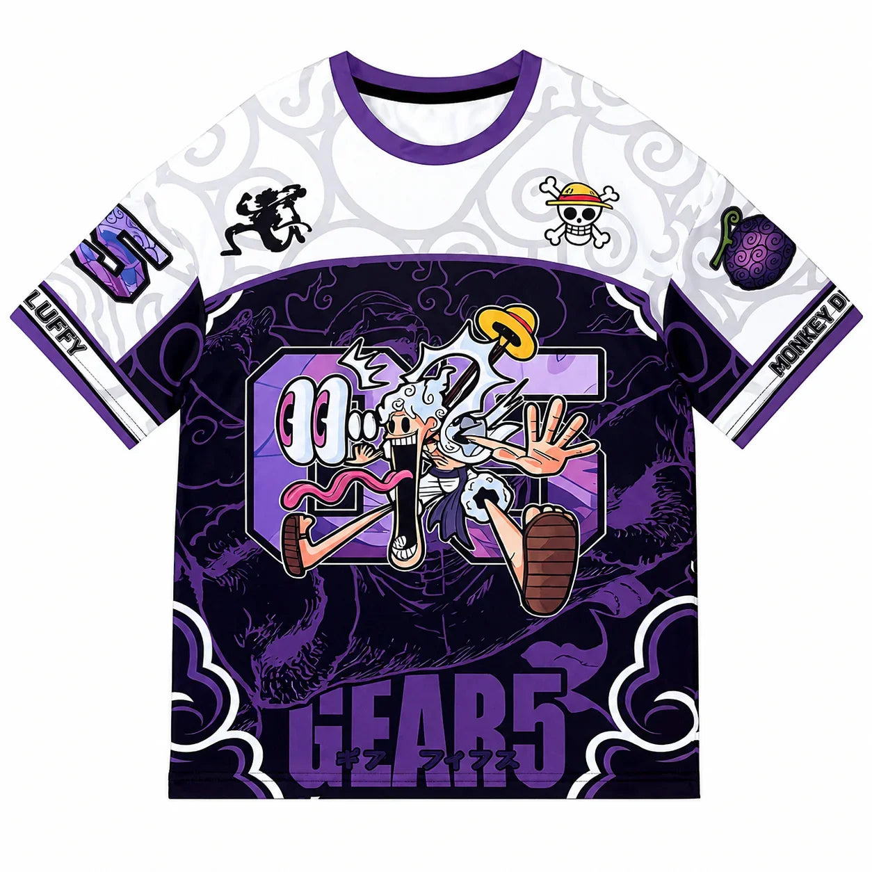 Monkey D. Luffy 5th gear Oversized Jersey
