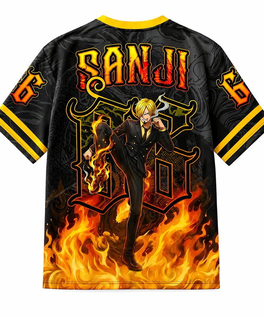 One Piece Sanji Anime Jersey