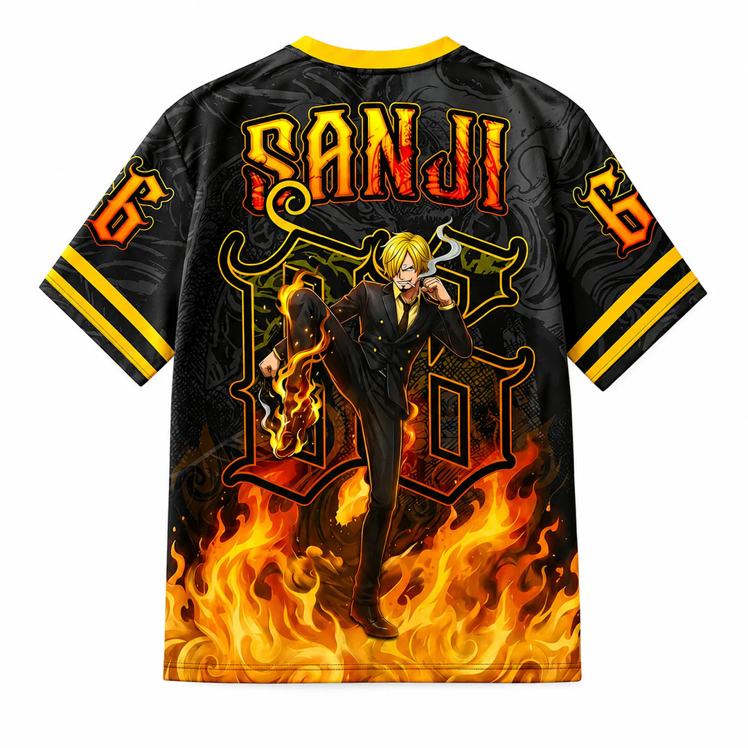 One Piece Sanji Anime Jersey