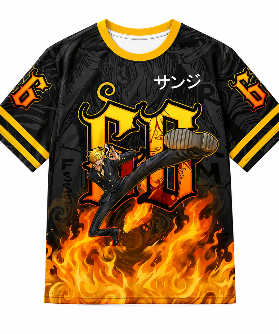 One Piece Sanji Anime Jersey