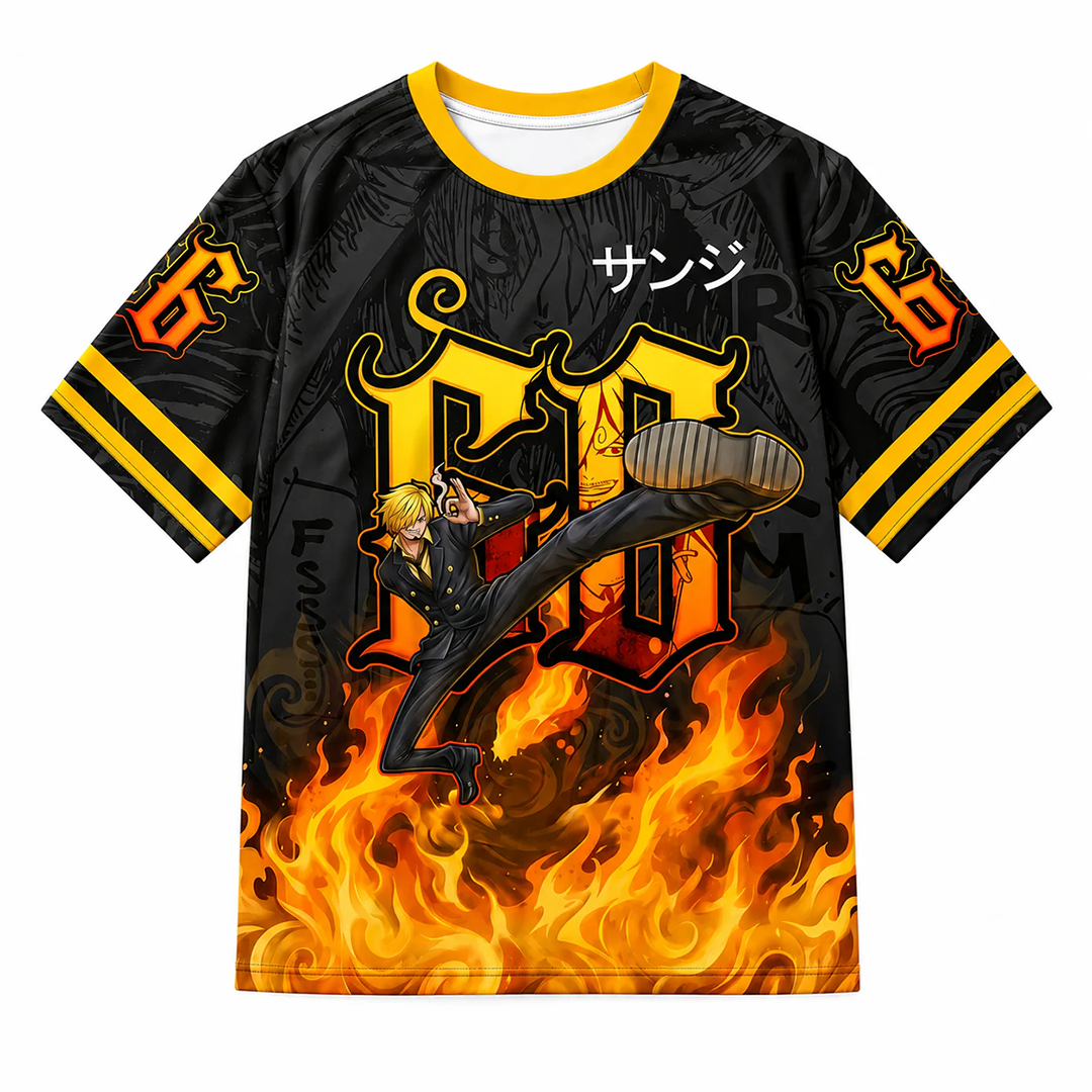 One Piece Sanji Anime Jersey