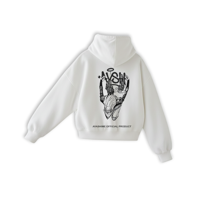DANDADAN WHITE HOODIE