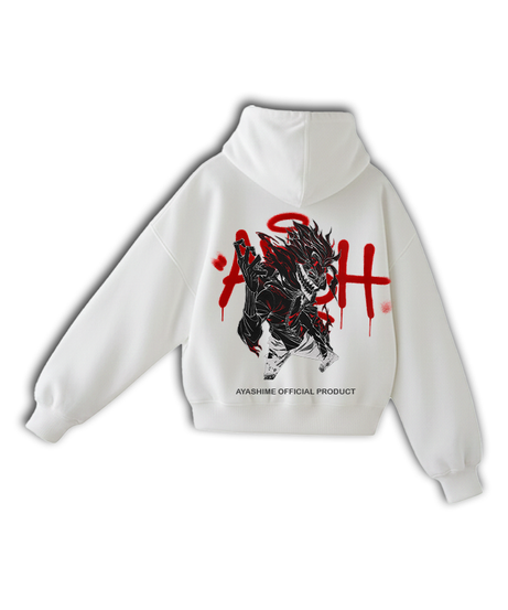 OKARUN DANDADAN WHITE HOODIE