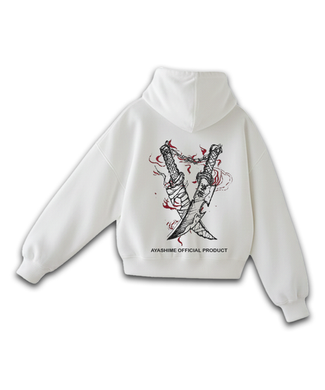 DEMON SLAYER WHITE HOODIE