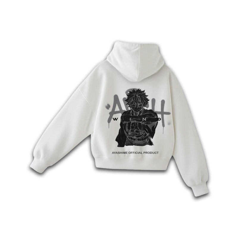 SHINAZUGAWA WHITE HOODIE