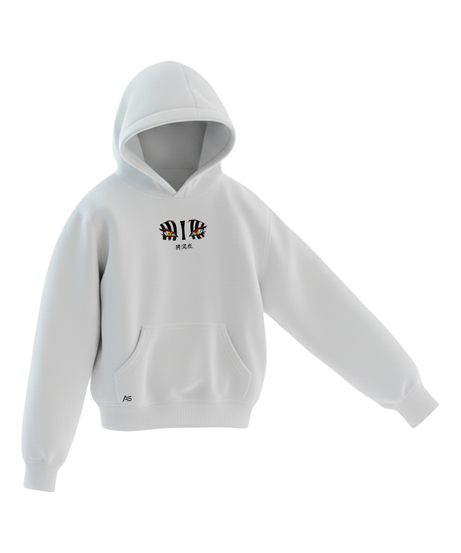 AKAZA WHITE HOODIE