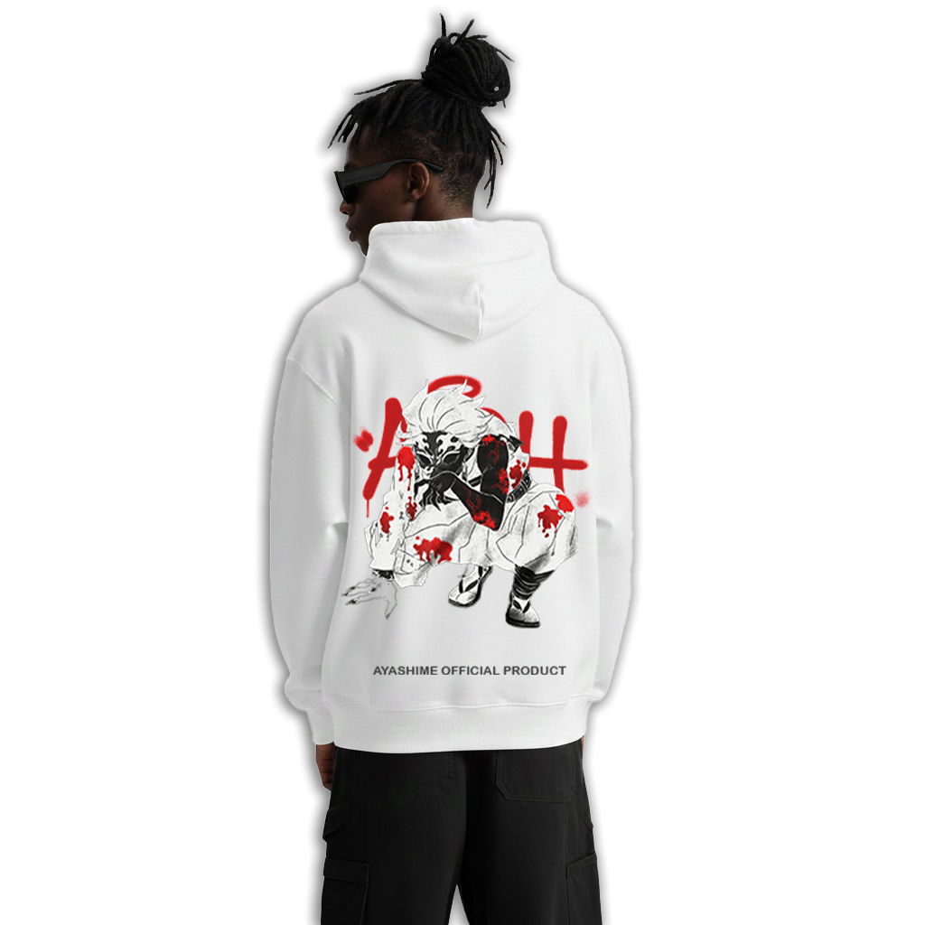 TANJIRO WHITE HOODIE