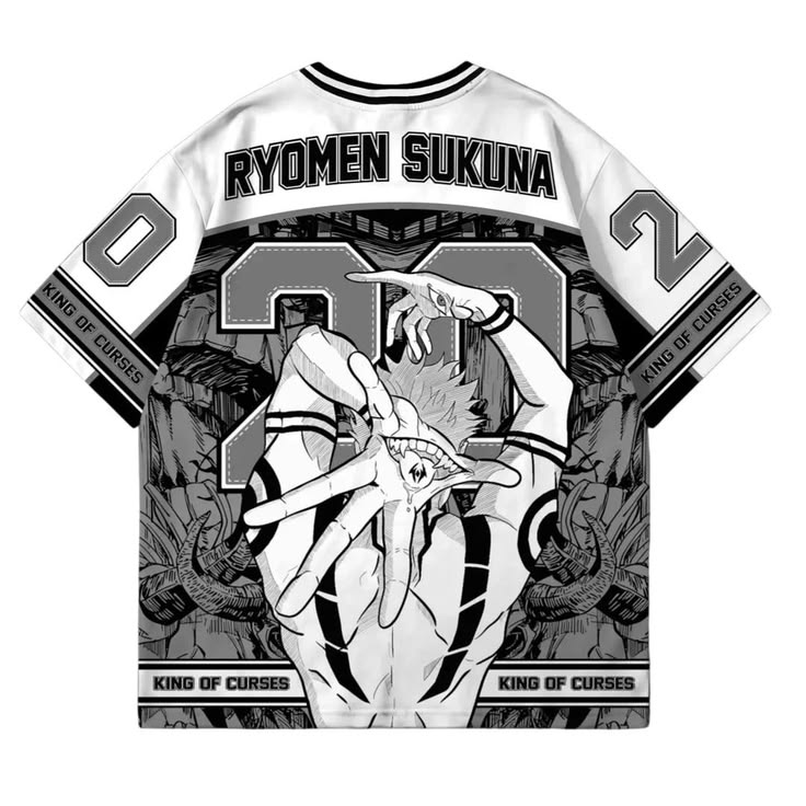 Sukuna Jujutsu Kaisen Anime Jersey