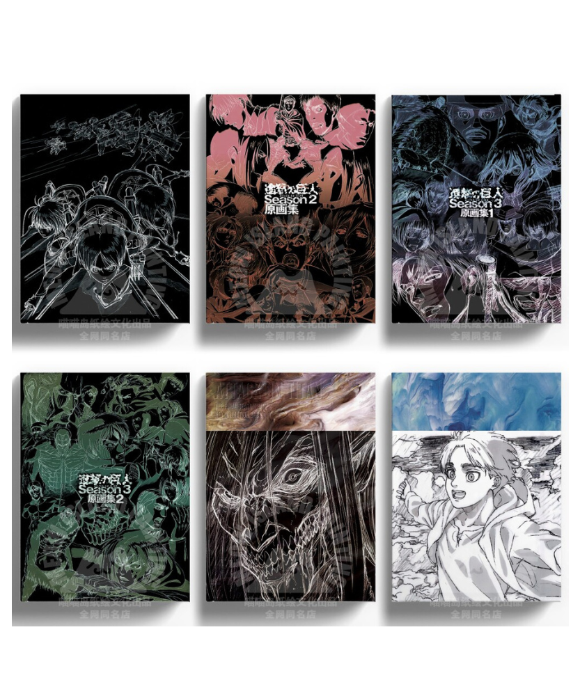 The Complete Attack on Titan Key Animation Collection  All 6 Volumes