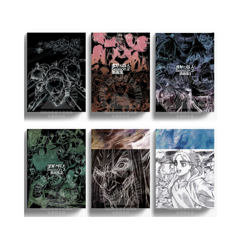 The Complete Attack on Titan Key Animation Collection  All 6 Volumes