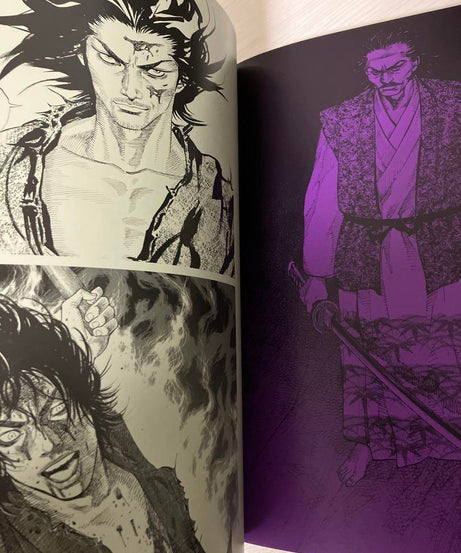 Vagabond art book - premium anime artwork collection angle view