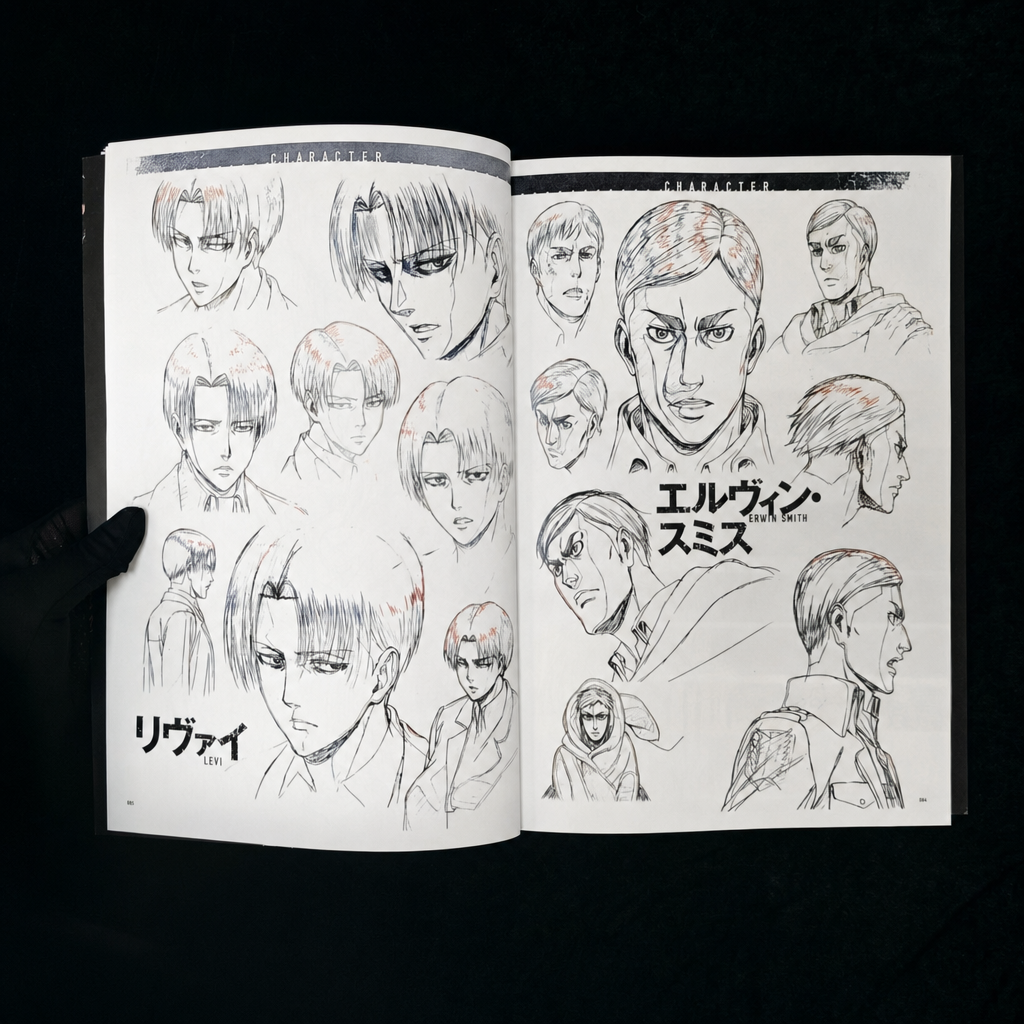 The Complete Attack on Titan Key Animation Collection  All 6 Volumes