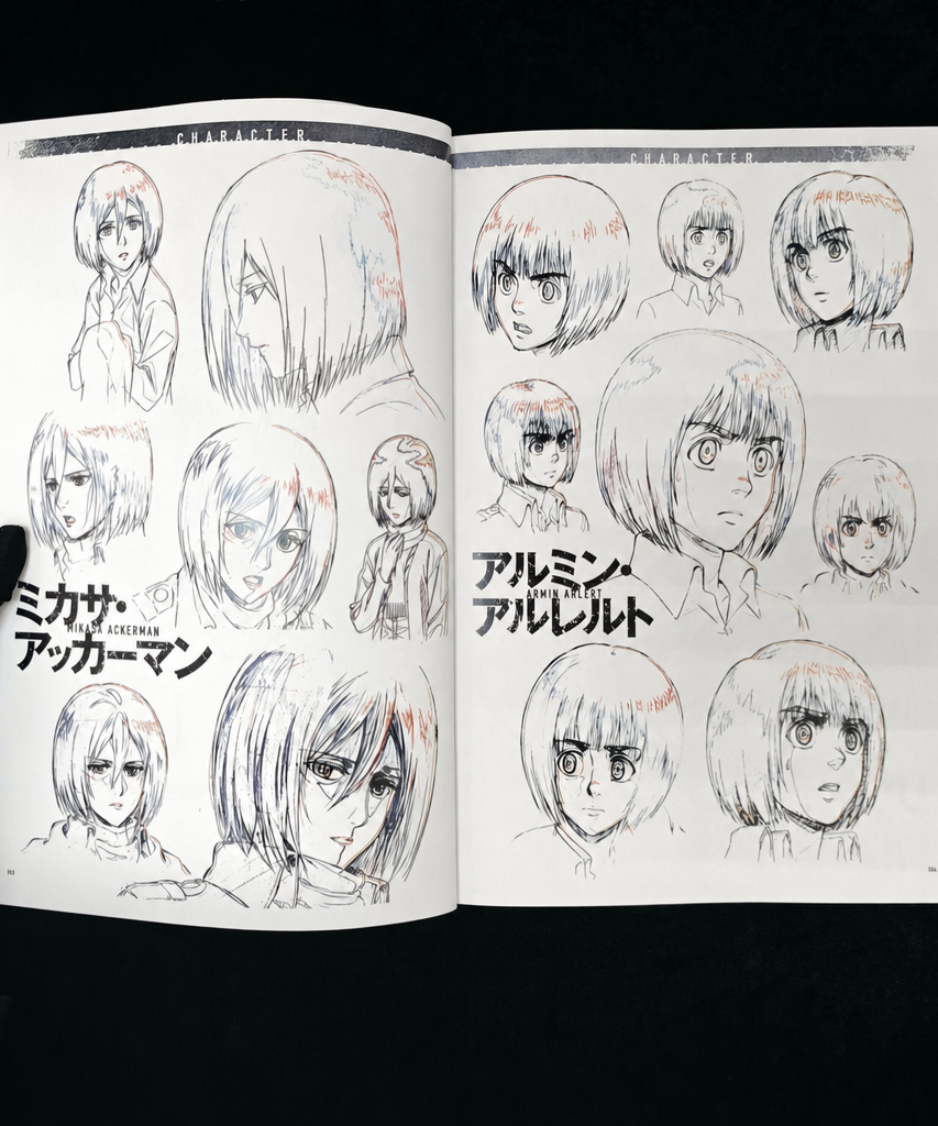 The Complete Attack on Titan Key Animation Collection  All 6 Volumes