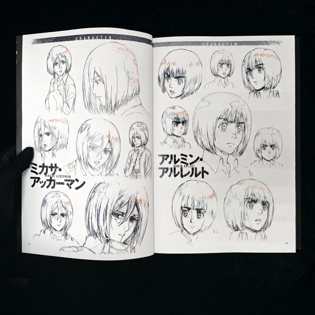 The Complete Attack on Titan Key Animation Collection  All 6 Volumes