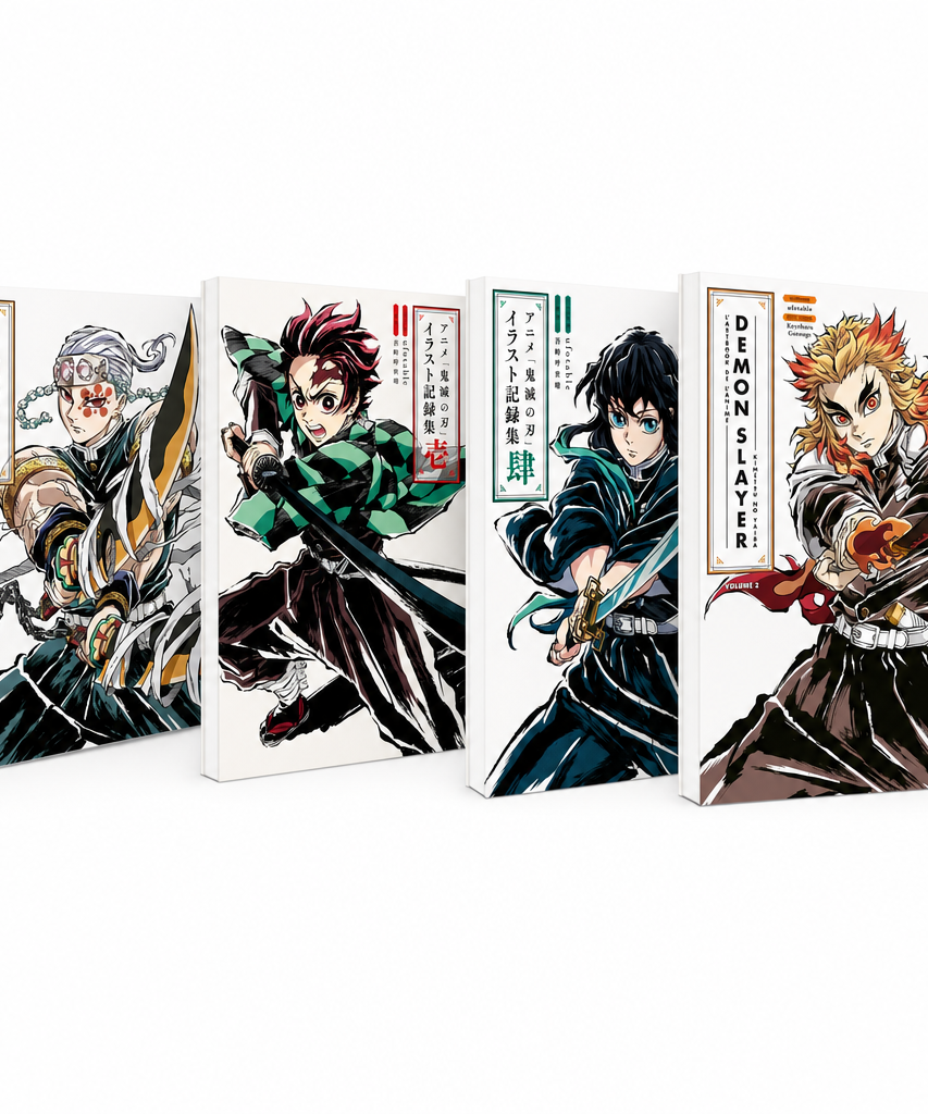 DEMON SLAYER COMPLETE ART BOOK SET 4 VOLUMES