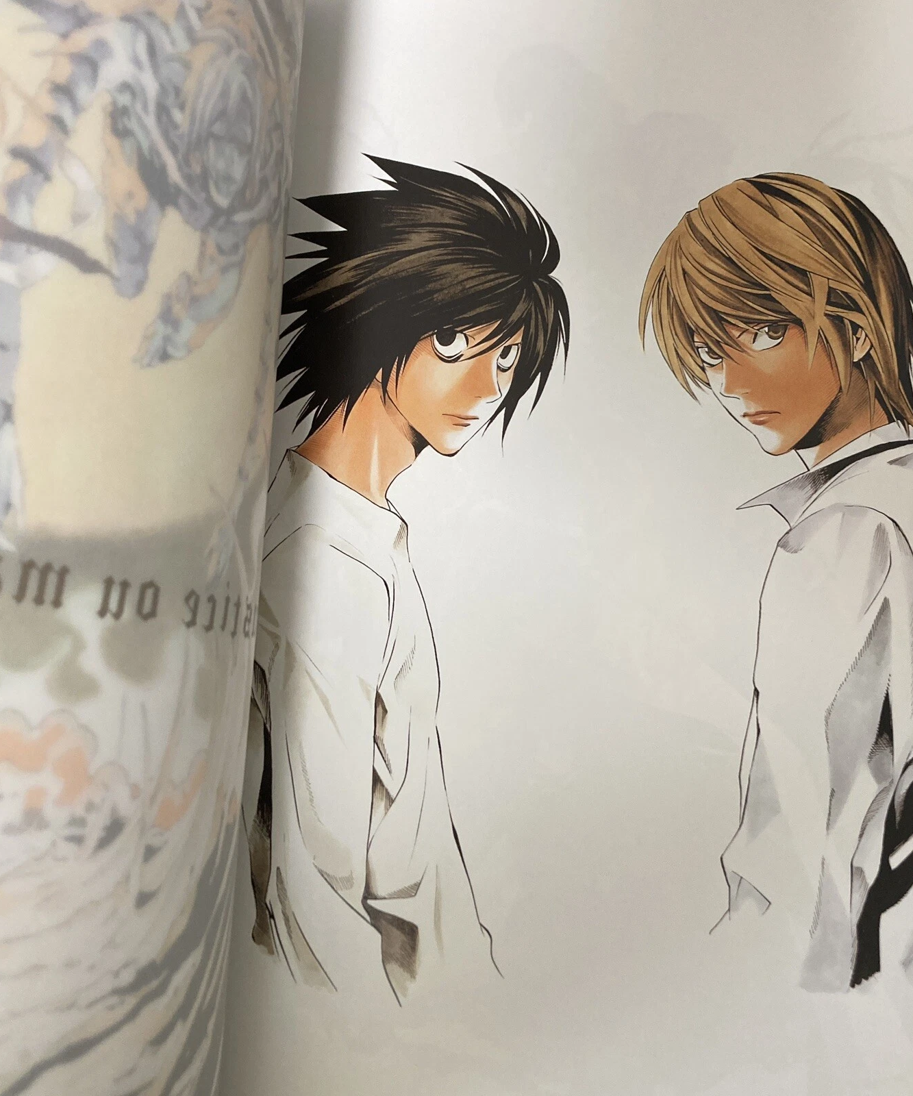 Death Note art book - premium anime artwork collection angle view