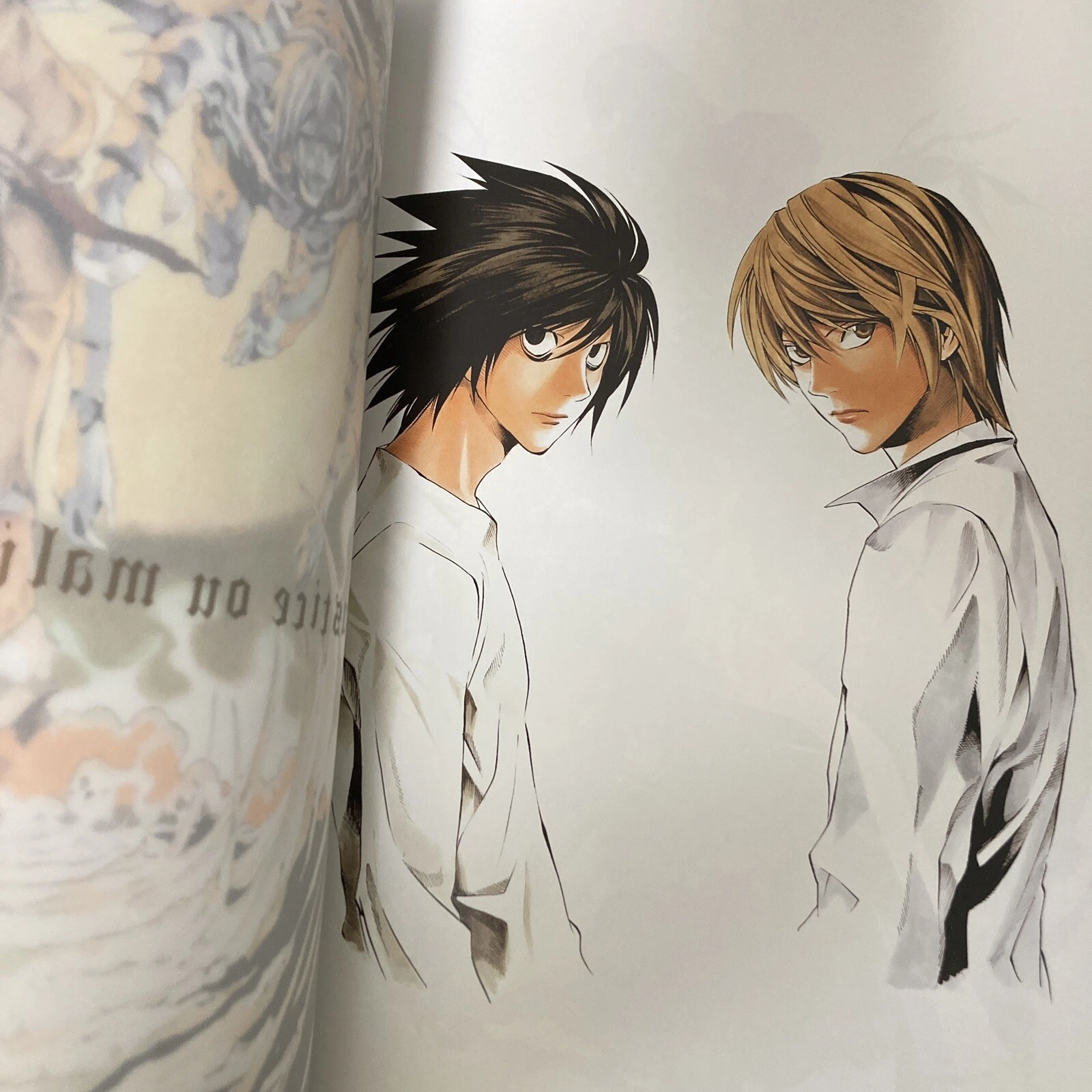 Death Note art book - premium anime artwork collection angle view