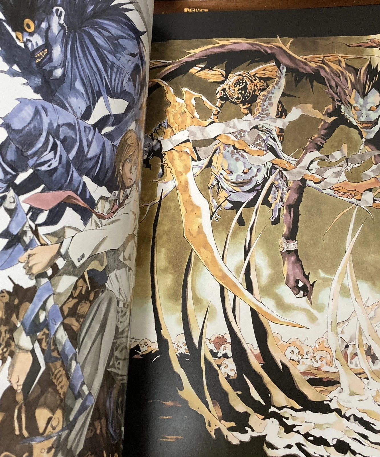 Death Note art book - premium anime artwork collection angle view