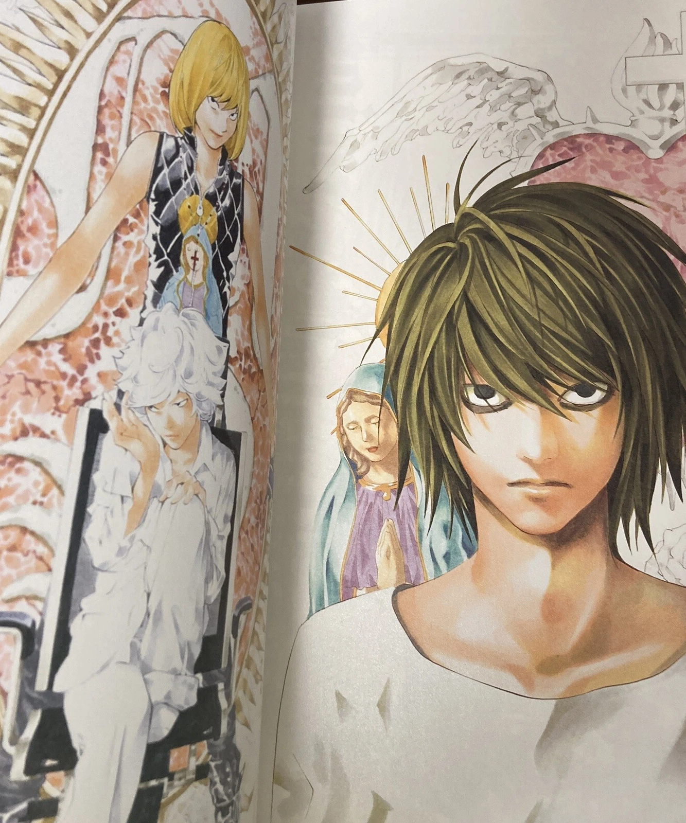 Death Note art book - premium anime artwork collection angle view