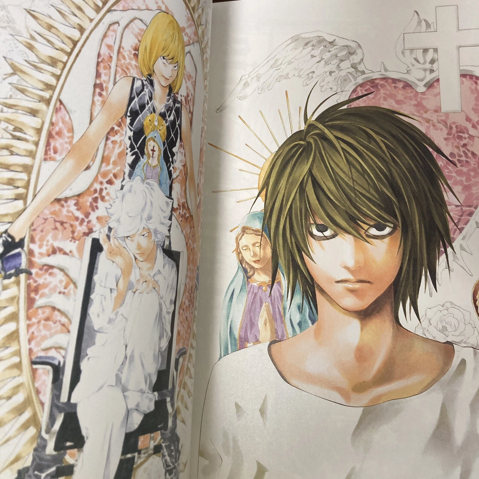 Death Note art book - premium anime artwork collection angle view