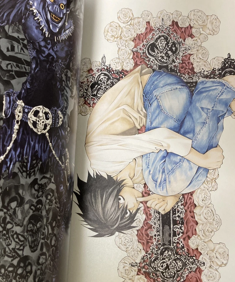 Death Note art book - premium anime artwork collection angle view