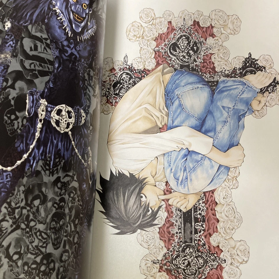 Death Note art book - premium anime artwork collection angle view