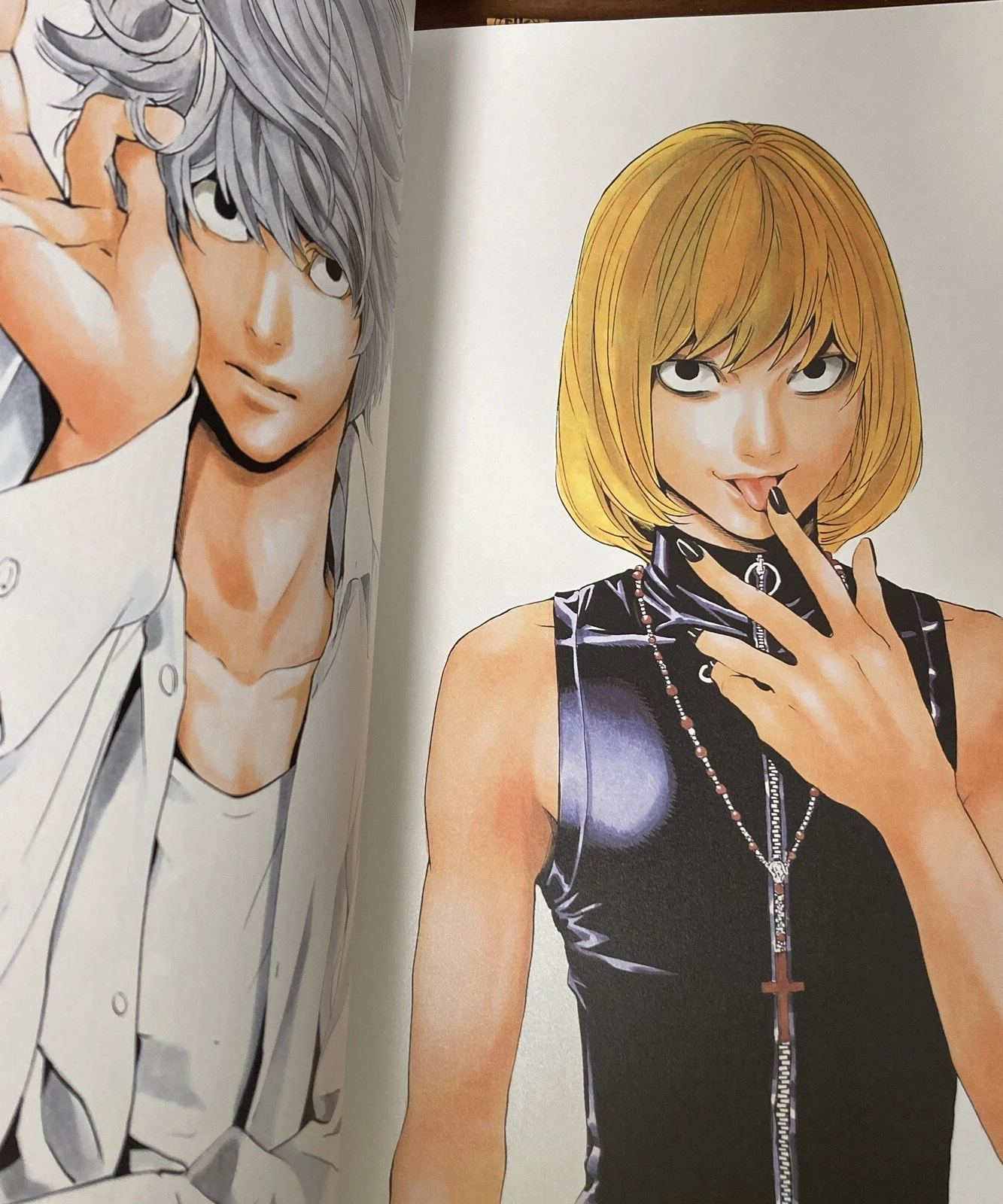 Death Note art book - premium anime artwork collection angle view
