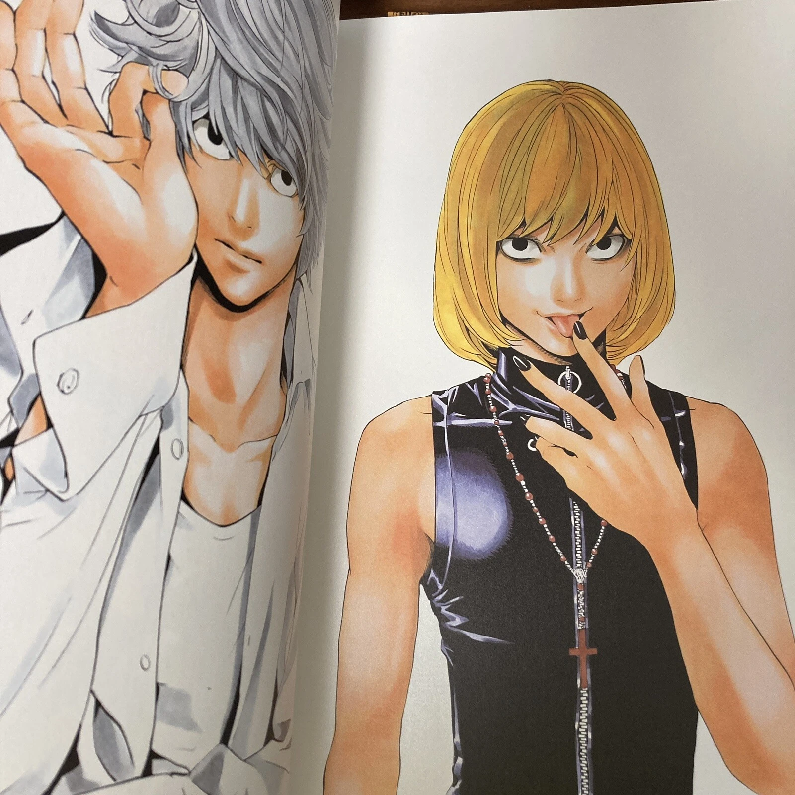 Death Note art book - premium anime artwork collection angle view
