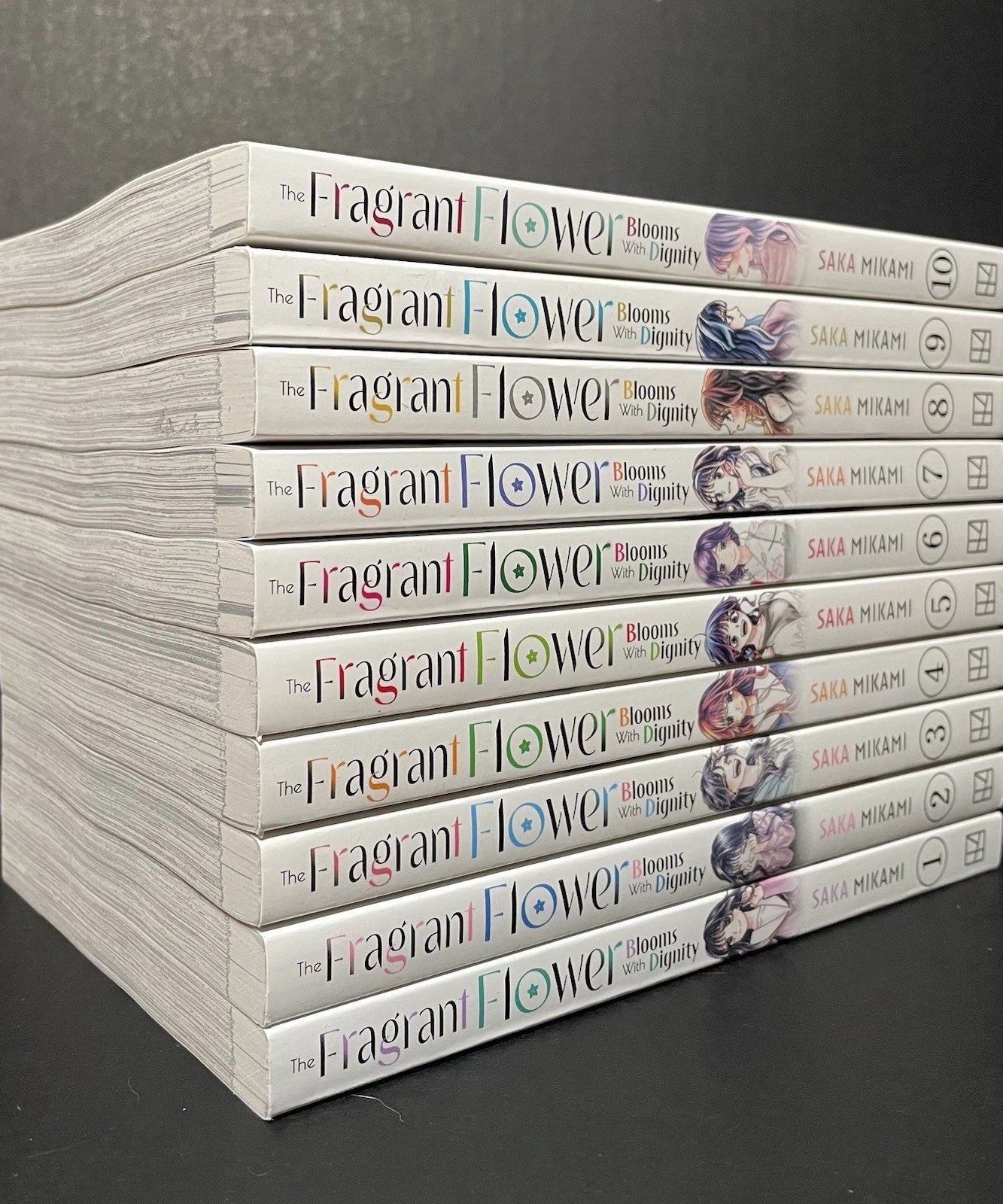 The Fragrant Flower Blooms with Dignity manga - official anime book collection design detail