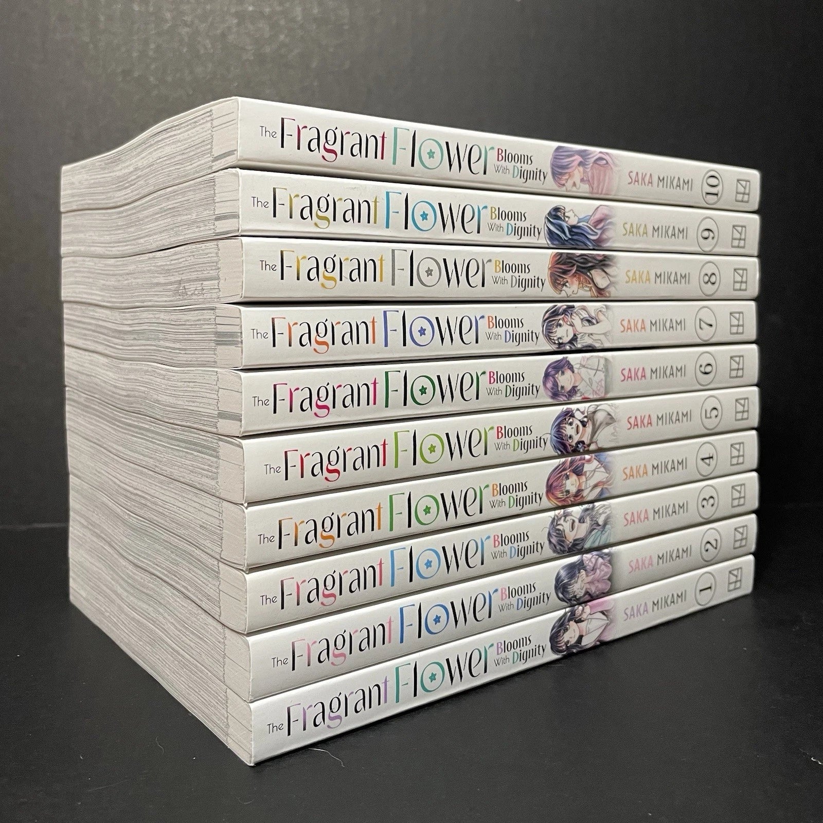 The Fragrant Flower Blooms with Dignity manga - official anime book collection design detail