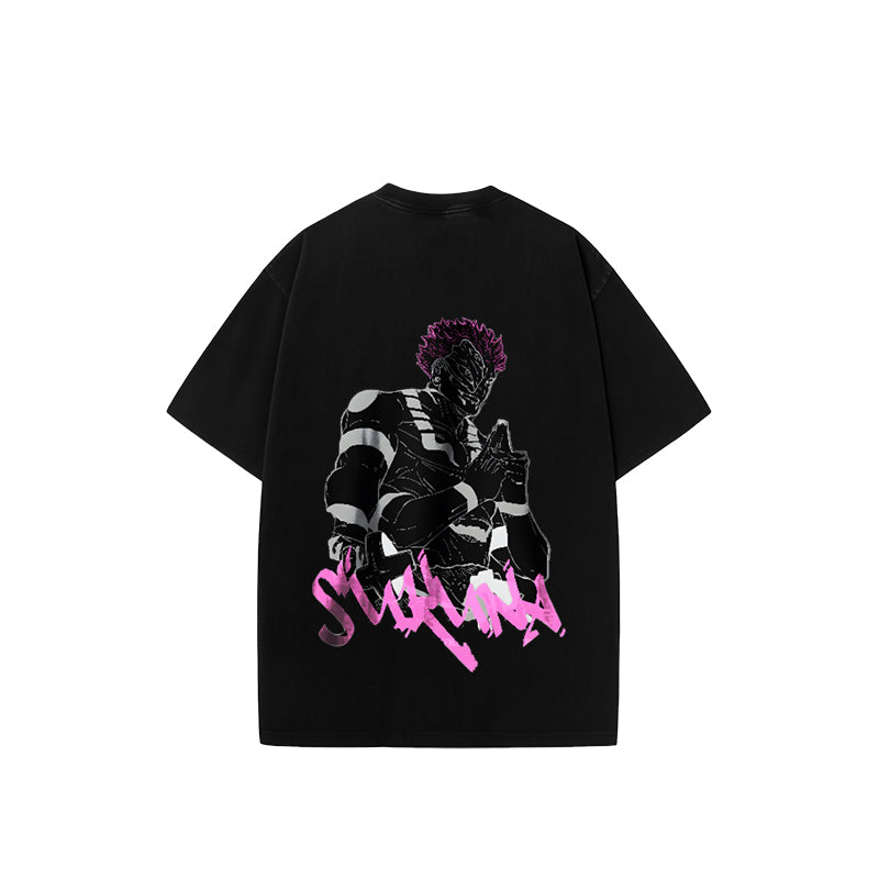 SUKUNA JUJUTSU KAISEN BLACK  T-SHIRT