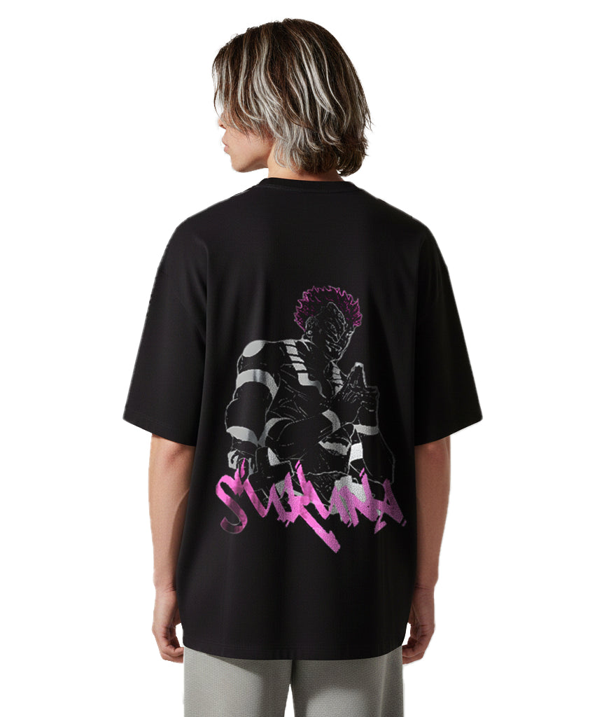 SUKUNA JUJUTSU KAISEN BLACK  T-SHIRT