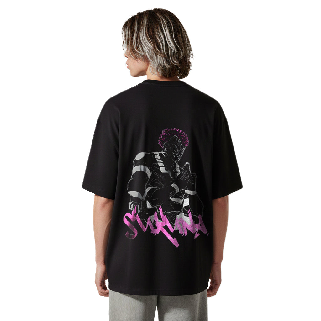 SUKUNA JUJUTSU KAISEN BLACK  T-SHIRT