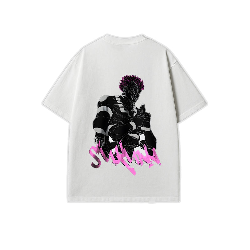 SUKUNA JUJUTSU KAISEN WHITE T-SHIRT